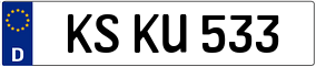 Truck License Plate